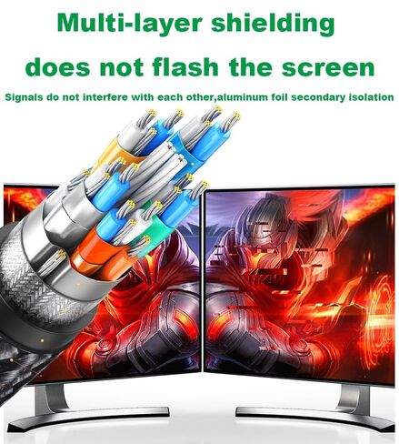 HDMI Cable 5ft/1.5m 1080P HDMI Male to 3 Video Audio AV Cable Connector Adapter Transmitter for VCD DVD TV HDTV in Saudi Arabia
