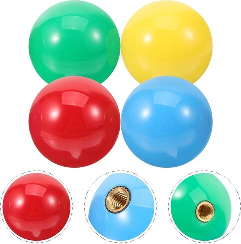 Abaodam 4pcs Joystick Ball Tops for Game Console Top Rocker Ball for Joystick Handle Easy Install Replacement Parts for Game Simulators in Saudi Arabia