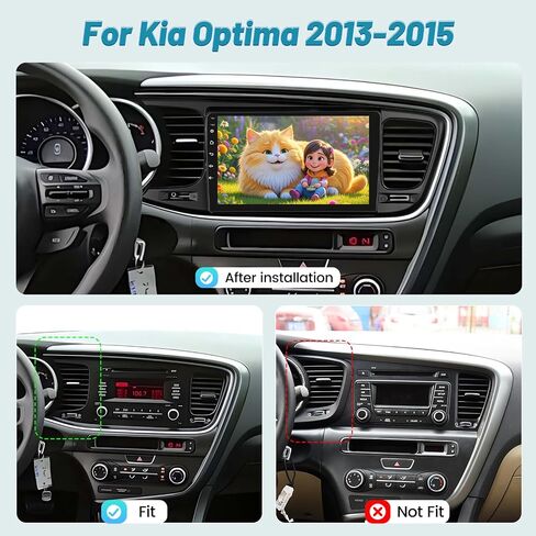 4G+64G Android Radio for Kia Optima 2013 2014 2015 9 inch Screen Car Stereo in Saudi Arabia