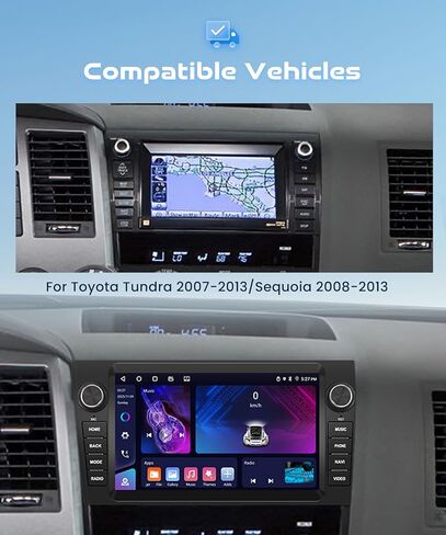 [4+64GB] Car Stereo for Toyota Sequoia 2008-2013/Tundra 2007-2013 in Saudi Arabia