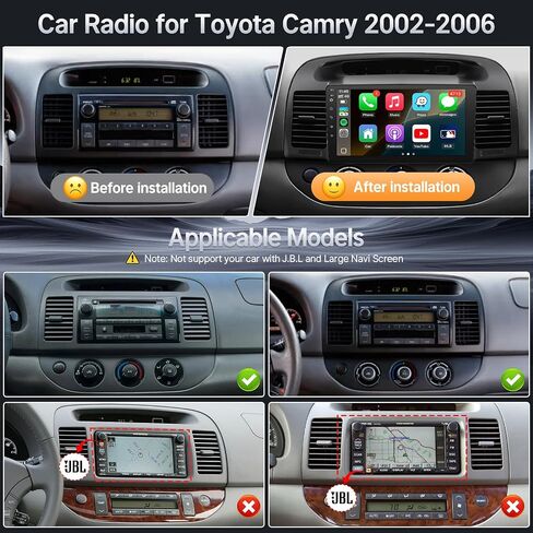 Leadfan Linux Car Radio for Toyota Camry 2002 2003 2004 2005 2006(No J.B.L) in Saudi Arabia