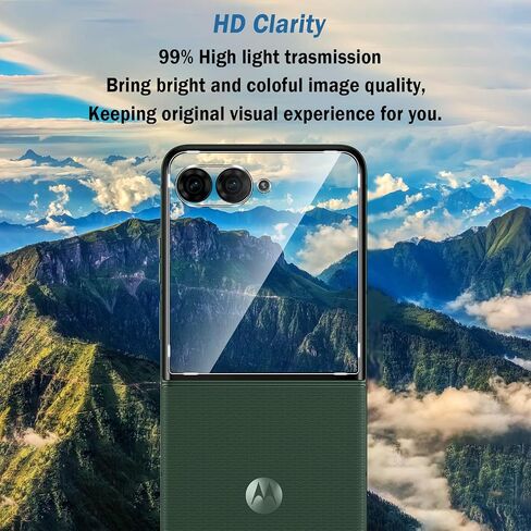 2 Pack Compatible with Motorola Razr+ Plus 2026/Razr Ultra 2026 Screen Protector [Front Screen Only],9H Tempered Glass Film,HD Clear Scratch Resistant,Bubble-Free for Motorola Razr Plus 2026 Screen Protector in Kuwait