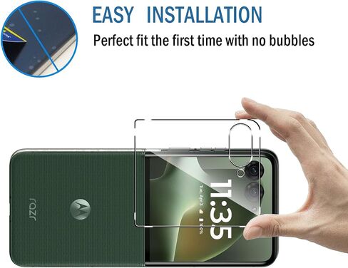 2 Pack Compatible with Motorola Razr+ Plus 2026/Razr Ultra 2026 Screen Protector [Front Screen Only],9H Tempered Glass Film,HD Clear Scratch Resistant,Bubble-Free for Motorola Razr Plus 2026 Screen Protector in Kuwait