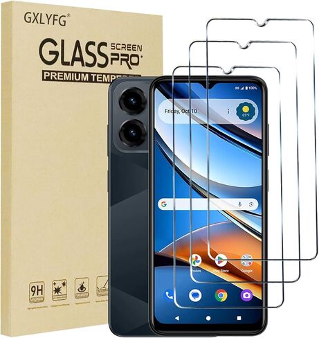 3 Pack Tempered Glass Screen Protectors Compatible with Cricket Icon 2026/AT&T Propel 3 5G, Anti Scratch, Bubble Free, 9H Hardness in Saudi Arabia
