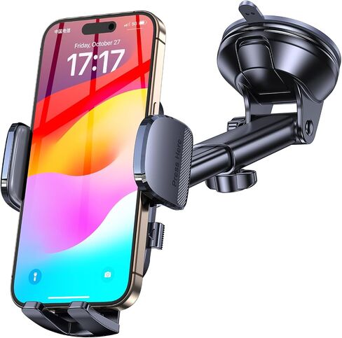 Romuto Car Phone Holder Mount [True Military-Grade Suction & Stable Vent] in Saudi Arabia