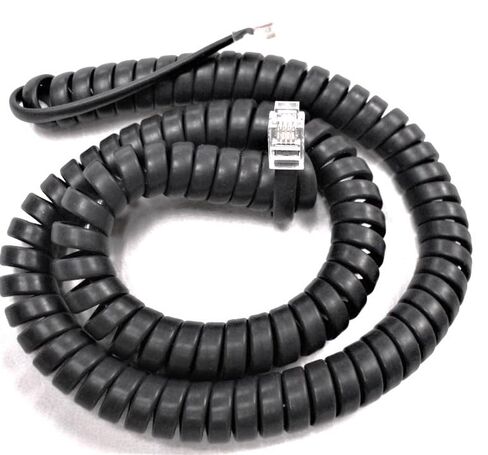 25-Pack Charcoal Gray 12Ft Replacement Handset Cord for Toshiba Phone DKT in Saudi Arabia