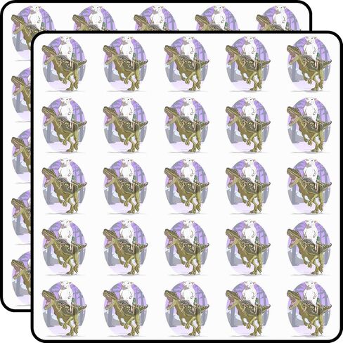Rat Herrera Rider Dinosaur T-Rex Mount Fantasy Adventure Cartoon Art for Gamers 1 Inch Vinyl Stickers 50pcs Water Bottle Laptop Phone in Kuwait