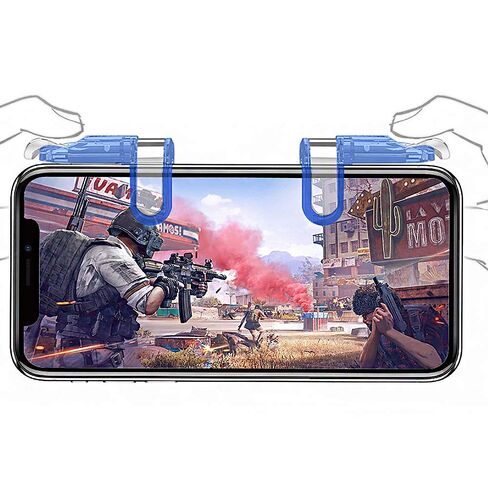 Lizusidtsy Gaming Trigger for Gamepad Mobile Control L1 R1 Game Fire Buttons L1 R1 for Android Ios Joystick in Kuwait