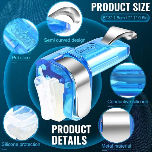 Lizusidtsy Gaming Trigger for Gamepad Mobile Control L1 R1 Game Fire Buttons L1 R1 for Android Ios Joystick in Kuwait