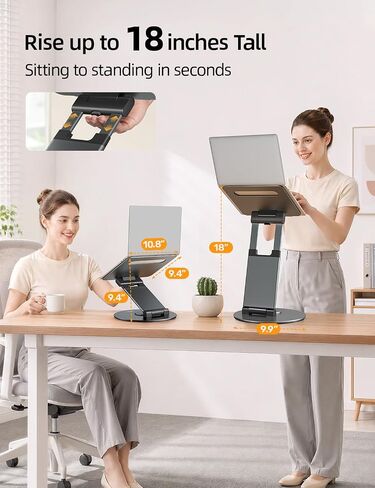 Nulaxy Adjustable Laptop Stand & 18" Height Telescopic Laptop Stand in Kuwait