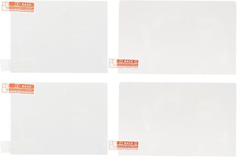 Gazaar Top LCD Screen Protector 9H Hardness Scratch High Sensitivity Clear Glass PET Film for New 3DS XL, Top Clear Glass PET Film Top LCD Screen Protector for 3DS in Kuwait