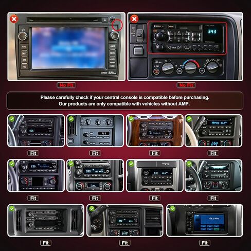 7" Car Radio for Cadillac Escalade 03-06,for Chevy Avalanche 03-06,Colorado 03-12,Express 03-07 Physical Button Style Android 13 Stereo w/CarPlay Android Auto,4+64G GPS Bluetooth Backup Camera SWC in Kuwait