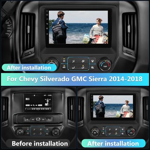 10.1 inch Car Radio for Chevy Silverado GMC Sierra 2014-2018 in Kuwait