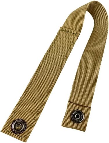 4 Pcs Molle Webbing Straps Tactical Attachment Straps Molle Accessories Snap Straps Small Molle Backpack Straps Nylon Thumb Straps Khaki in Kuwait