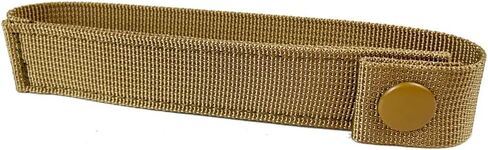 4 Pcs Molle Webbing Straps Tactical Attachment Straps Molle Accessories Snap Straps Small Molle Backpack Straps Nylon Thumb Straps Khaki in Kuwait