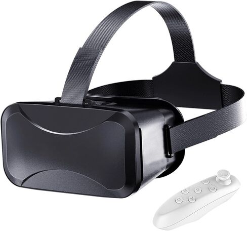 VR Glasses Headset, 3D Virtual Reality VR Box for Cell Phone, Immersive Goggles for Panoramic Games & Movies in Kuwait