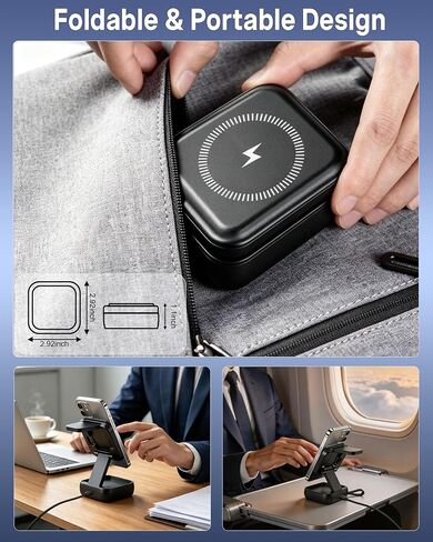 3 in 1 Charging Station for Apple Devices, Wireless Charger Stand in Kuwait