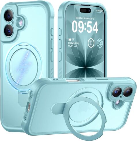MOCCA Magnetic for iPhone 15 Case with Stand,Black in Kuwait