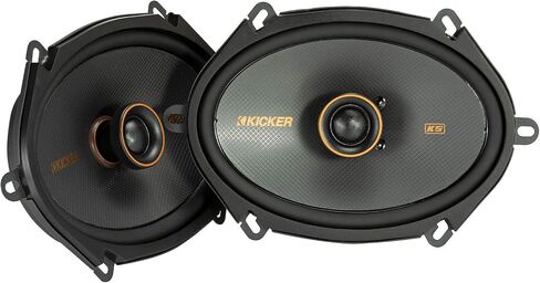 Kicker KSC680 6x8 5x7 Inch Coaxial Car Audio Speakers (Renewed) in Kuwait