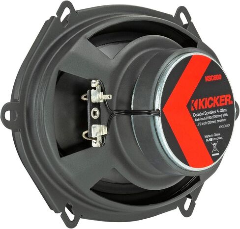 Kicker KSC680 6x8 5x7 Inch Coaxial Car Audio Speakers (Renewed) in Kuwait
