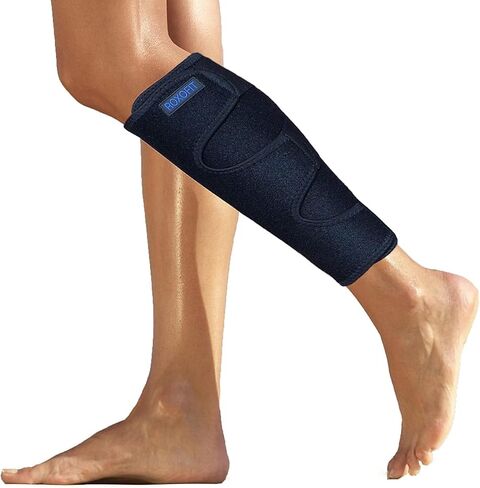 ROXOFIT Calf Brace for Torn Calf Muscle and Shin Splint Relief - Shin Splint Brace - Compression Sleeves for Women Calf Compression Sleeve Men, Shin Splint Compression Sleeve, Compression Calf Sleeve Women, Calf Compression Sleeve Women, Calf Sleeves for  in Kuwait