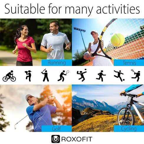 ROXOFIT Calf Brace for Torn Calf Muscle and Shin Splint Relief - Shin Splint Brace - Compression Sleeves for Women Calf Compression Sleeve Men, Shin Splint Compression Sleeve, Compression Calf Sleeve Women, Calf Compression Sleeve Women, Calf Sleeves for  in Kuwait