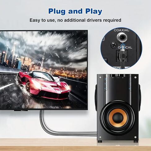 Tendak 192 Khz HDMI ARC/eARC to HDMI Optical Coaxial Audio Converter Cable in Kuwait