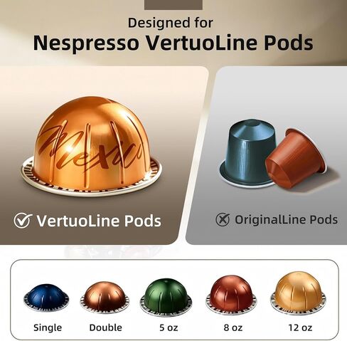 Nespresso Vertuo Pod Carousel Holder,40 Pod Rotating Tower Organizer,Black in Kuwait