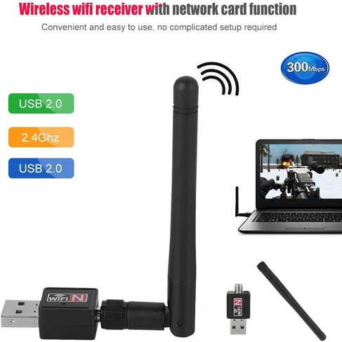 300Mbps USB WiFi Adapter 2.4GHz in Saudi Arabia