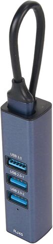 USB to Ethernet Adapter 4 Ports 100Mbps 5Gbps Aluminium Alloy in Saudi Arabia