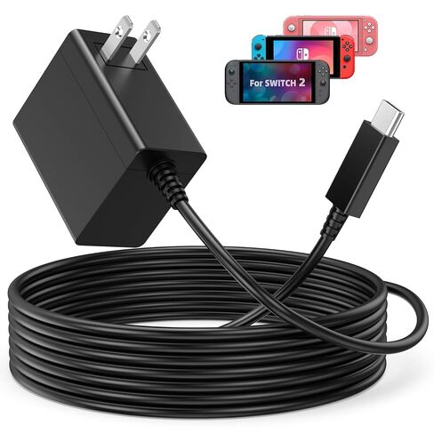 YSSTKFD Charger for Nintendo Switch, 45W AC Adapter, 20V/2.25A Fast Charging with 5FT USB-C Cable Compatible with Lite/OLED/Steam Deck/PlayStation Portal, Support Switch TV Mode in Saudi Arabia