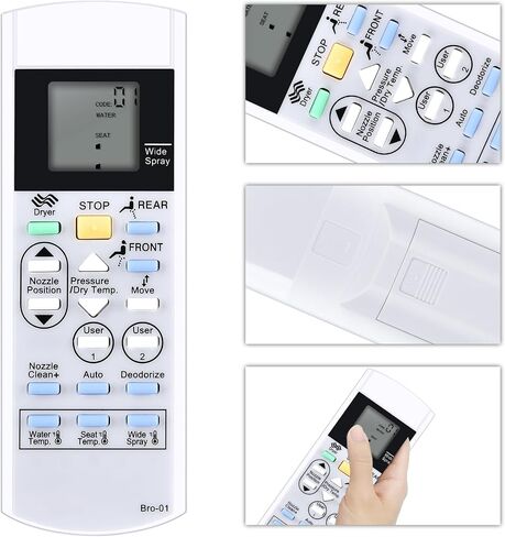 New Replacement Remote Control for Brondell Bidet Toilet Seat Swash S1400 in Saudi Arabia