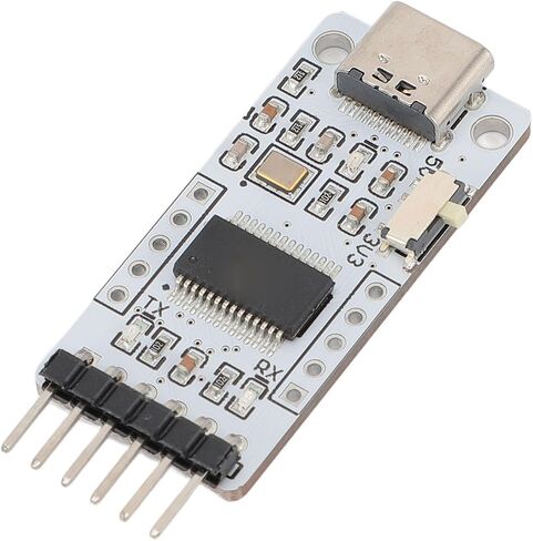 FT232RL USB to TTL Serial Converter Adapter Module, 3Mbps Baud Rate, Compatible with OS X, CE, 7 8 8.1 10, 3.3V 5V Power Supply, CTS RTS RXD TXD Pins in Saudi Arabia