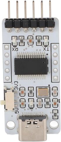 FT232RL USB to TTL Serial Converter Adapter Module, 3Mbps Baud Rate, Compatible with OS X, CE, 7 8 8.1 10, 3.3V 5V Power Supply, CTS RTS RXD TXD Pins in Saudi Arabia