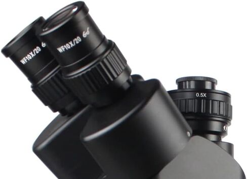 C-Mount Adapter Lens 0.35x 0.5x 1x CTV Tricocular Stereo Microscope 25mm Interface Microscope Camera (Color : 0.35X) in Saudi Arabia