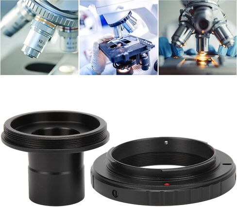 23.2mm T Mounts Adapter Rings, Aluminum Alloy Converter, 23.2Mm Microscope Camera Adapter for Microscope and F Mounts SLR Cameras in Saudi Arabia