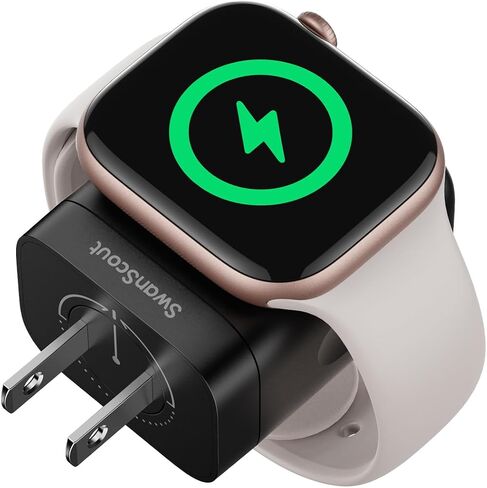 5W Fast Wireless Charger for Apple Watch, 2-in-1 PD 30W Charger Block in Kuwait