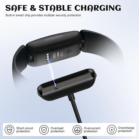 Replacement Charger Charging Cable for Fitbit Inspire 2/Ace 3 Watch in Kuwait