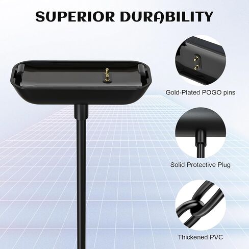Replacement Charger Charging Cable for Fitbit Inspire 2/Ace 3 Watch in Kuwait