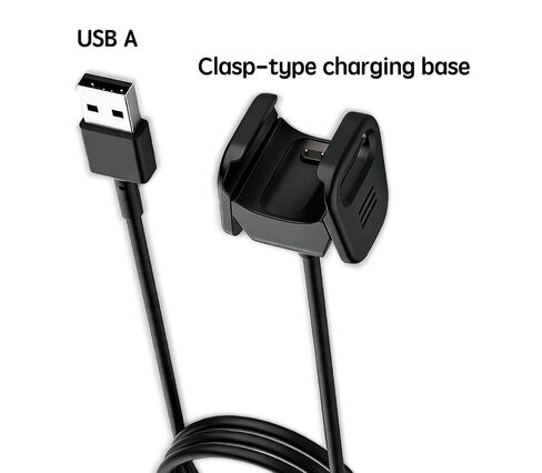 USB Charging Cable Dock Stand for Fitbit 4 Smartwatch 3.3FT in Kuwait