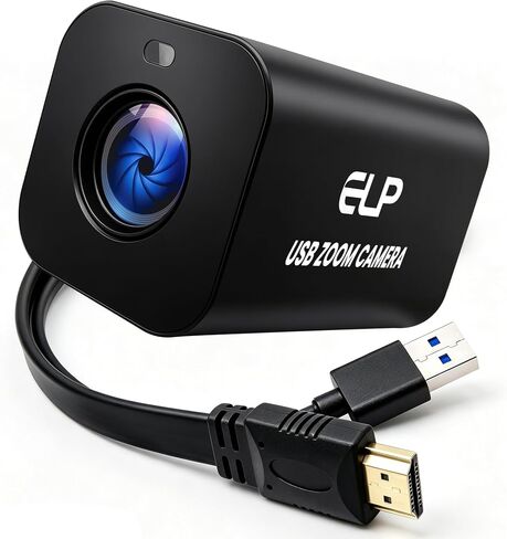 60fps High Speed 4K USB Camera,21X Zoom USB2.0&HDMI Dual Interface,3840×2160 High Resolution,H.264 H.265 Encoding,Plug&Play for Windows Mac OS Linux Projector Live Streaming in Saudi Arabia