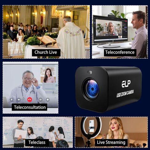 60fps High Speed 4K USB Camera,21X Zoom USB2.0&HDMI Dual Interface,3840×2160 High Resolution,H.264 H.265 Encoding,Plug&Play for Windows Mac OS Linux Projector Live Streaming in Saudi Arabia