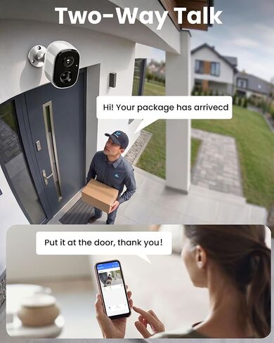 2‑Pack Security Cameras Wireless Outdoor with Upgraded Battery&connection in Saudi Arabia
