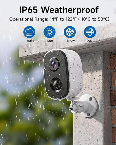 2‑Pack Security Cameras Wireless Outdoor with Upgraded Battery&connection in Saudi Arabia
