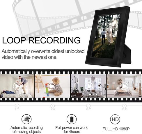 Photo Frame Hidden Camera Mini Spy Video Recorder, Nanny Cam No WiFi in Saudi Arabia