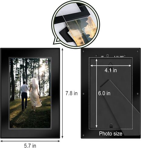 Photo Frame Hidden Camera Mini Spy Video Recorder, Nanny Cam No WiFi in Saudi Arabia