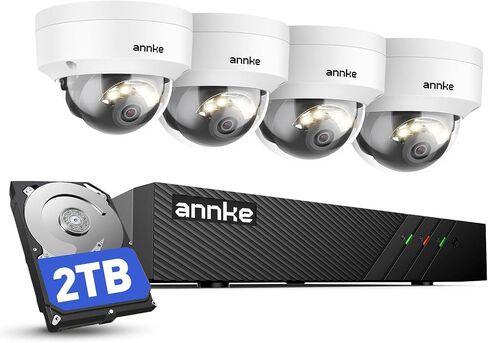 ANNKE 8CH 4K/8MP PoE Security Camera System, Smart Dual Light, 2TB HDD in Saudi Arabia