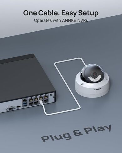 ANNKE 8CH 4K/8MP PoE Security Camera System, Smart Dual Light, 2TB HDD in Saudi Arabia