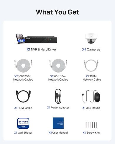 ANNKE 8CH 4K/8MP PoE Security Camera System, Smart Dual Light, 2TB HDD in Saudi Arabia