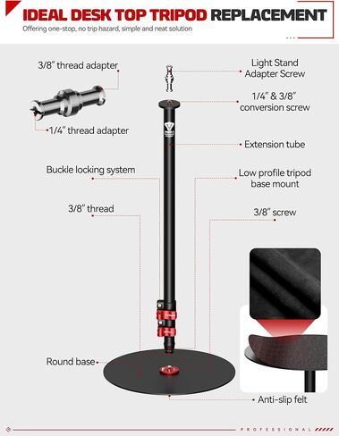 IFOOTAGE Cobra 2 RB-A300-I 60" Iron Round Base Camera Monopod Stand in Saudi Arabia